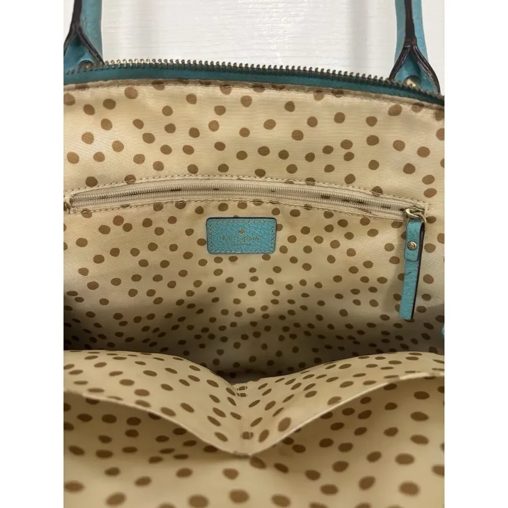 Kate Spade New York - Wellesley Maeda Bag - Turquoise Blue 10.5x15x4
